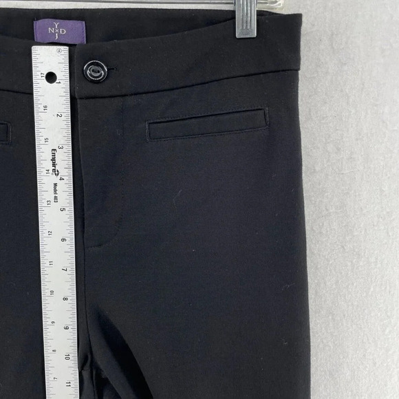NYDJ Jeans Women's Sz 4 Black Ponte Stretch Leggings Skinny Slim Straight Pants - Picture 4 of 11